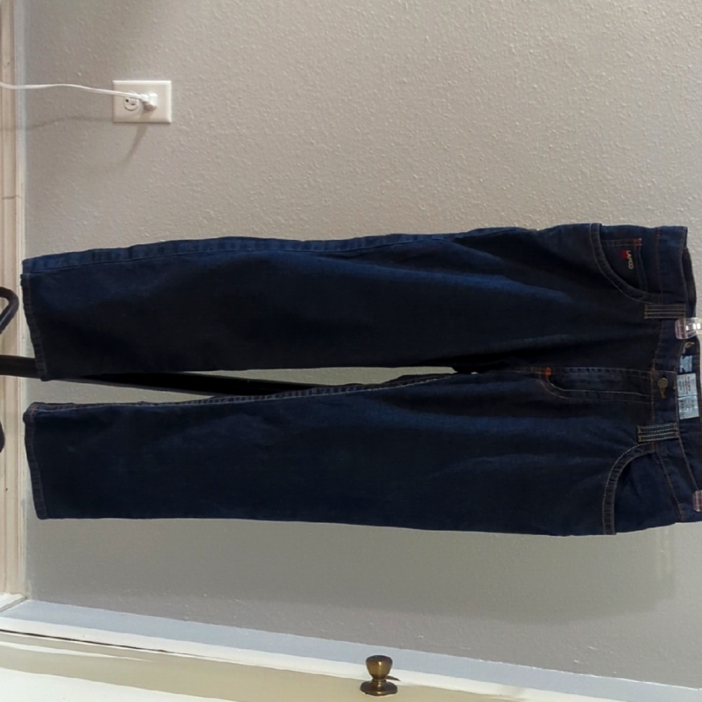 Men's Blue Jeans Flame Resistant